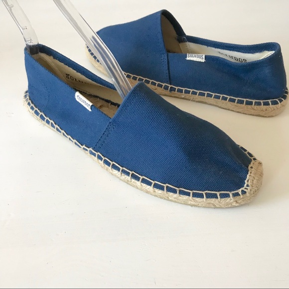 navy blue flat espadrilles